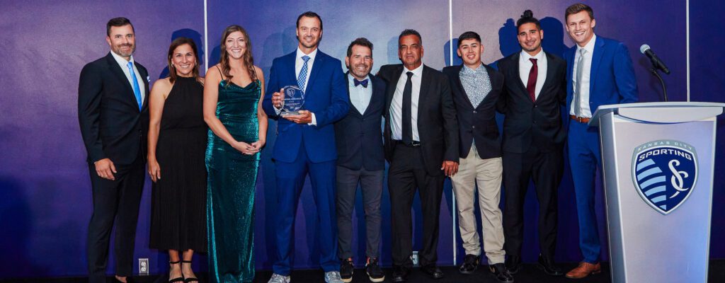 Recipients of the Bitch Black Awards lining up for a photo