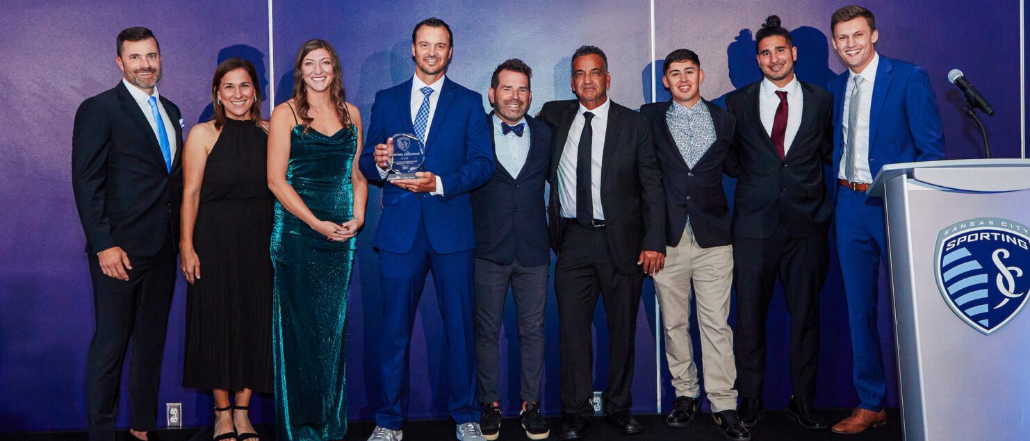 Recipients of the Bitch Black Awards lining up for a photo